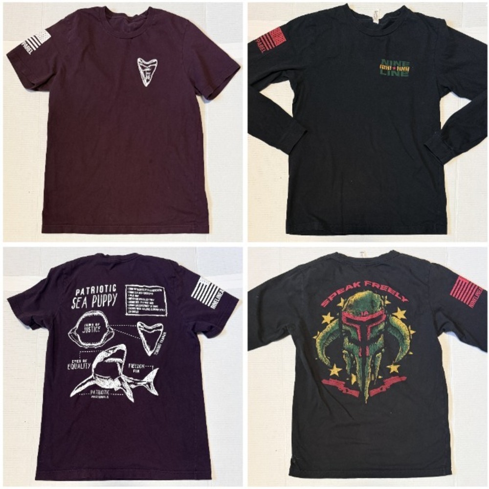 2 NINE LINE Apparel - Mens TShirts Long Short Sleeve Speak Freely Sea Pup Medium